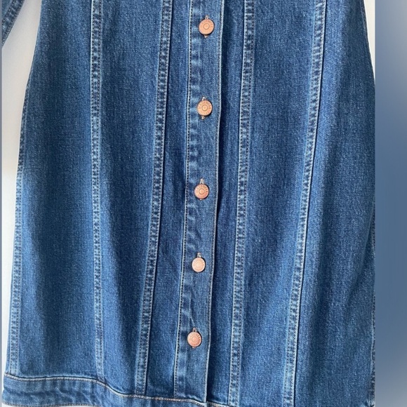 Madewell seamed denim dress small - Picture 7 of 9